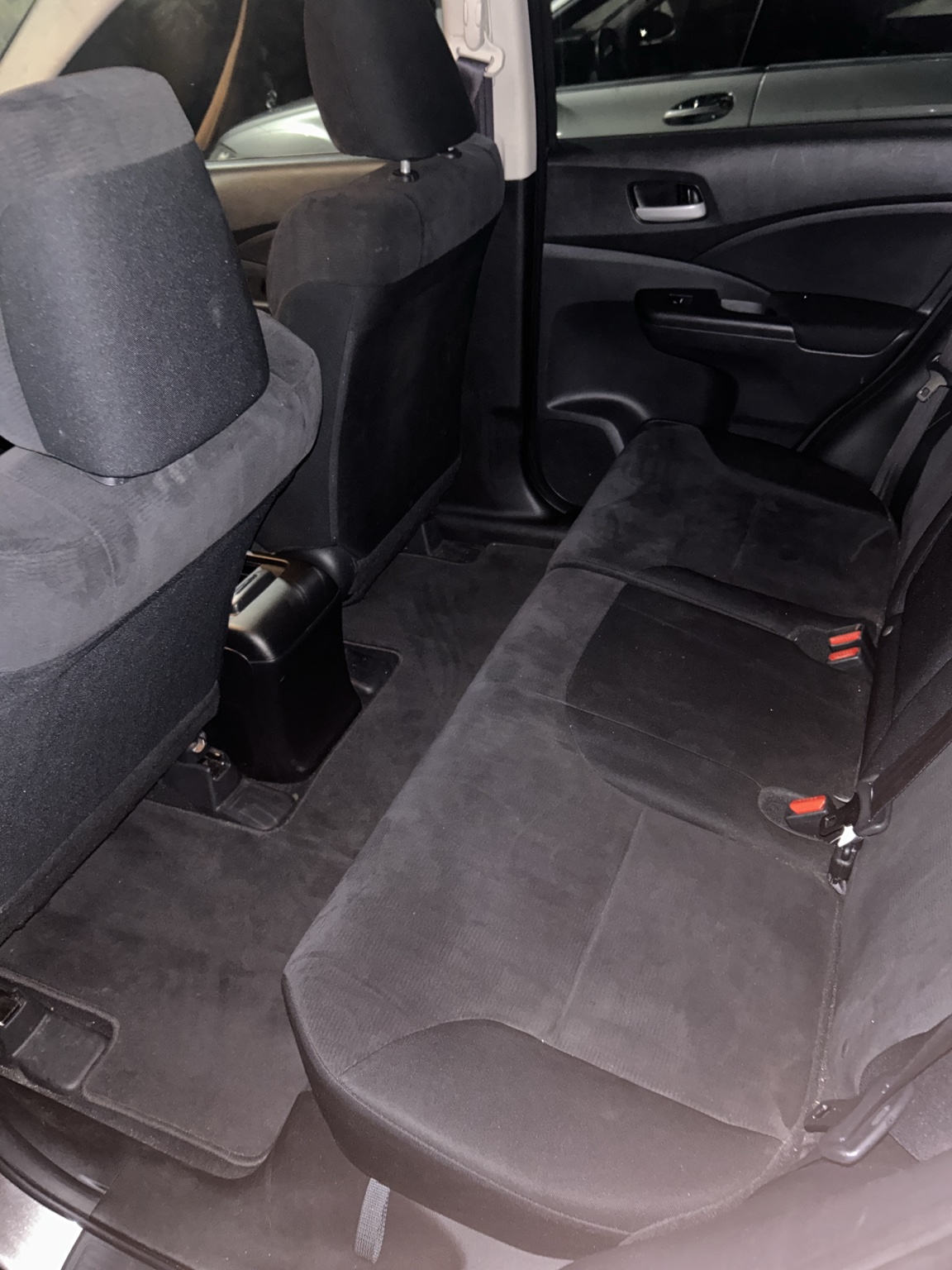 Back seat after interior detail